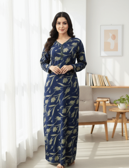 Premium Rayon Nighty for Women | Soft & Comfortable Sleepwear